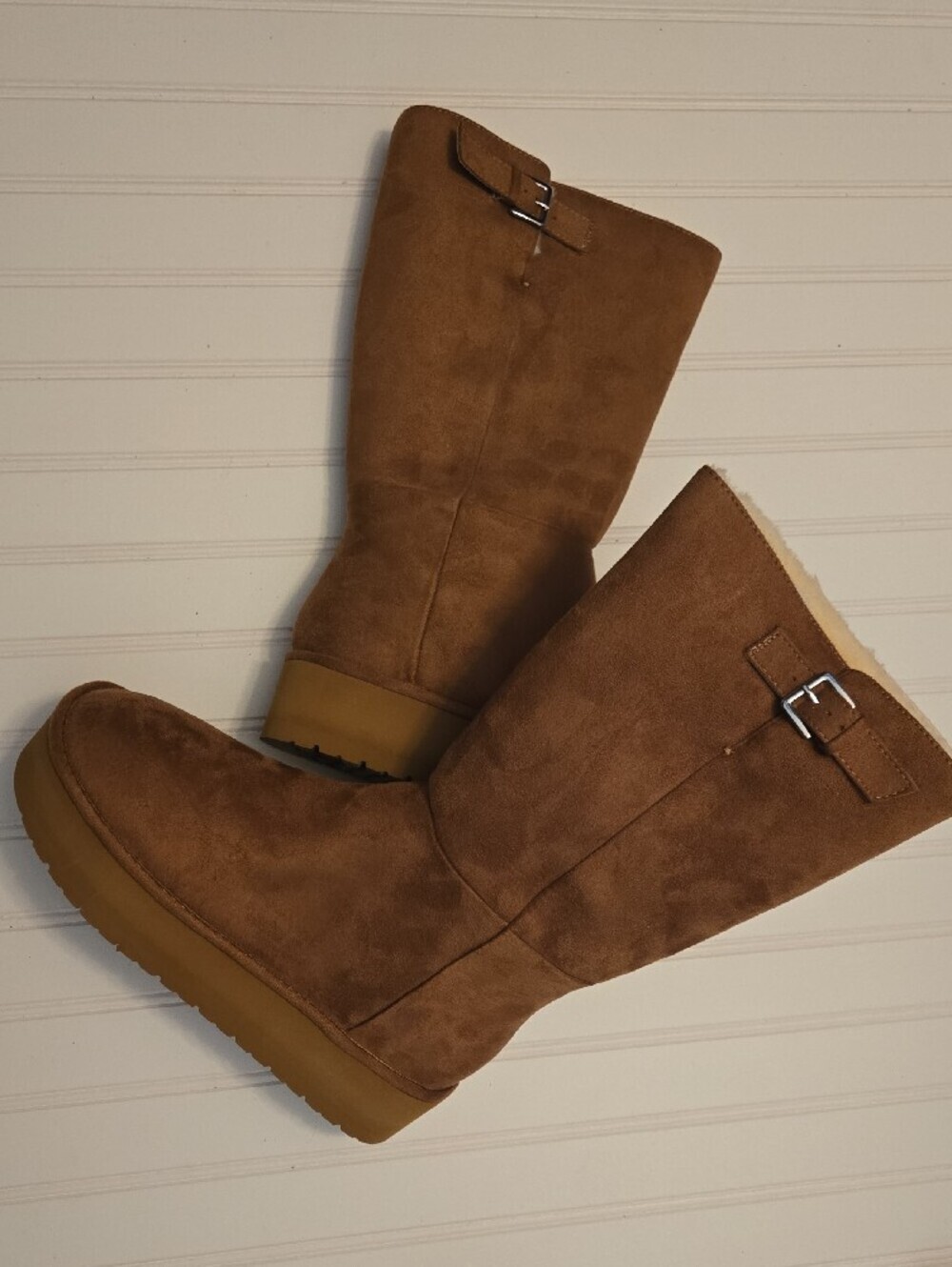New Madden Girl Women's Tall Platform Boots / Size 9.5 - Picture 2 of 10